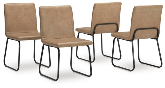 Pharwynn - Dining Upholstered Side Chair (Set of 4) - Toast by Ashley – view 2
