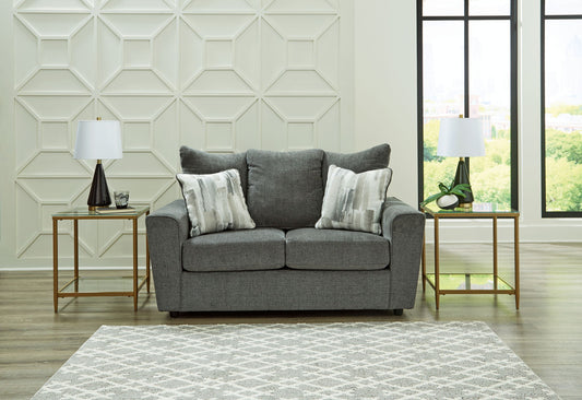 Stairatt - Loveseat - Gravel by Ashley – view 2