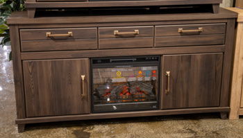 Brazen Valley - TV Stand With Fireplace Option by Ashley – TV Stands