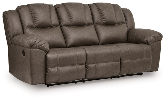 Lowilla - 2 Pc. - Reclining Sofa And Loveseat - Driftwood – view 2