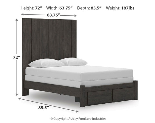 Fraluna - Panel Storage Bed by Ashley – view 2