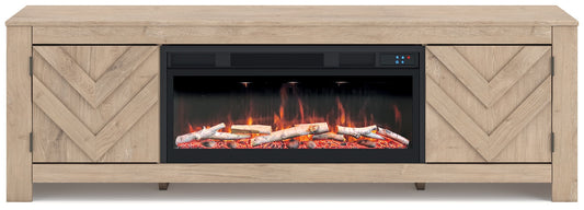 Cayboni - LG TV Stand With Fireplace Option by Ashley – view 2