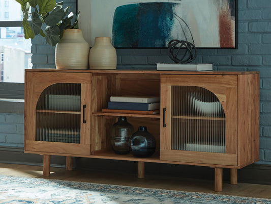 Adway - Accent Cabinet - Natural Brown by Ashley – view 2