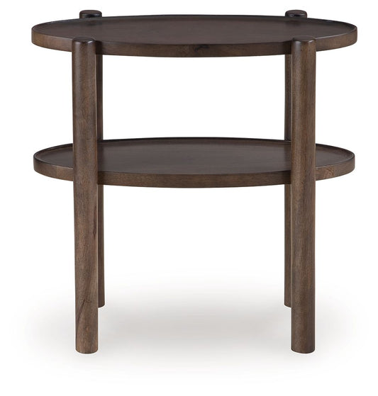 Wiattbury - Accent Table - Gray Brown by Ashley – view 2