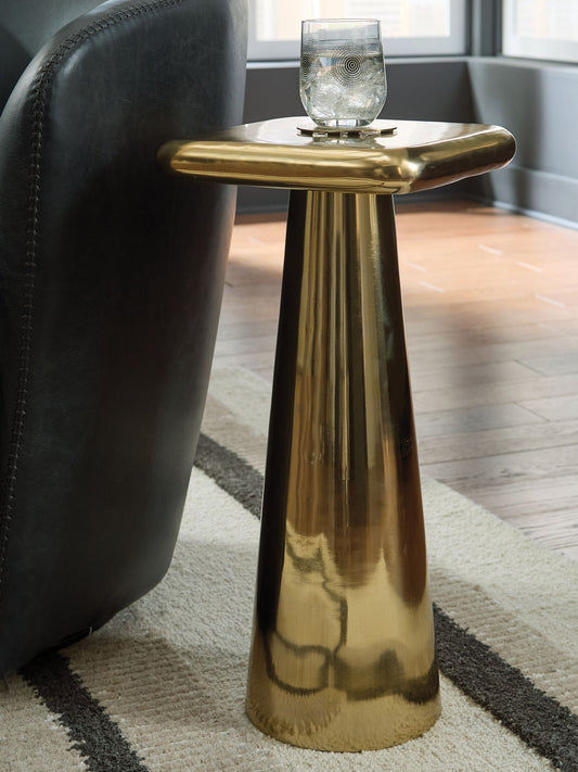 Dallenburg - Accent Table - Gold Finish by Ashley – view 2