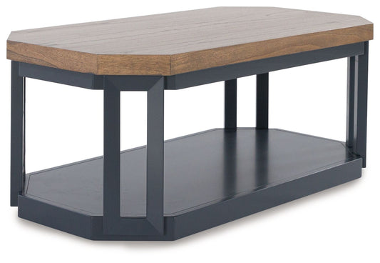 Landocken - Occasional Table Set (Set of 3) - Brown / Blue by Ashley – view 2