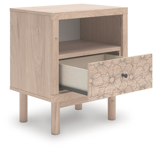 Arloster - One Drawer Night Stand - Tan by Ashley – view 2