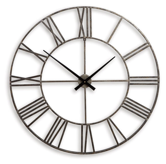 Paquita - Wall Clock - Antique Silver by Ashley – view 2