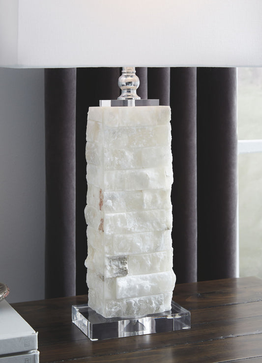 Malise - Alabaster Table Lamp - White by Ashley – view 2