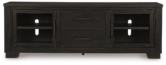 Galliden - Extra Large TV Stand - Black by Ashley – view 2