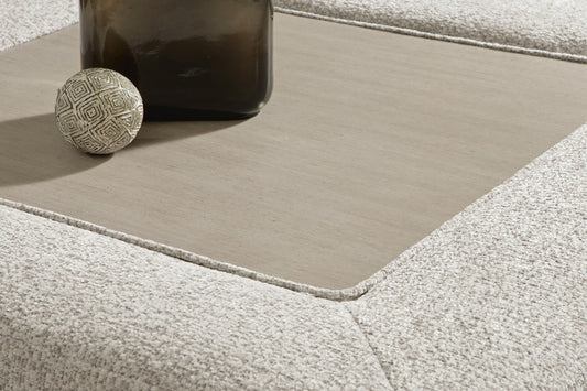 Ashbourne Estate - Oversized Accent Ottoman - Snowstone by Ashley – view 2