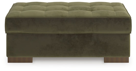 Caspian-Town - Oversized Accent Ottoman - Olive by Ashley – view 2
