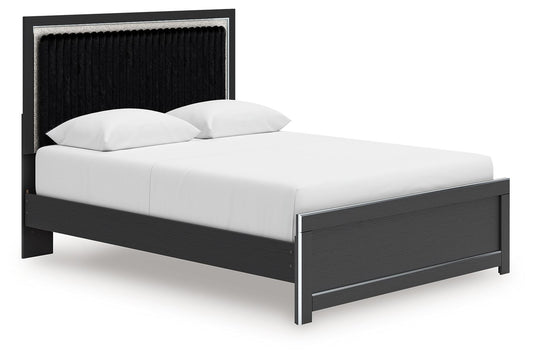 Zuraleus - Upholstered Panel Platform Bed With Roll Slats by Ashley – view 2