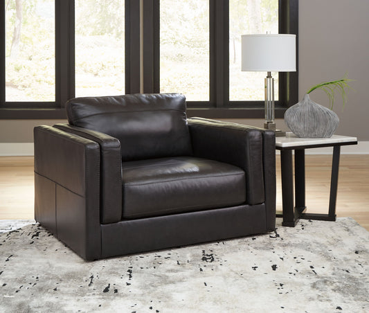 Amiata - Chair And A Half - Onyx by Ashley – view 2