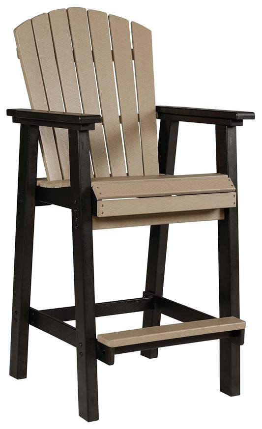 Fairen Trail - Tall Barstool (Set of 2) - Black / Driftwood by Ashley – view 2