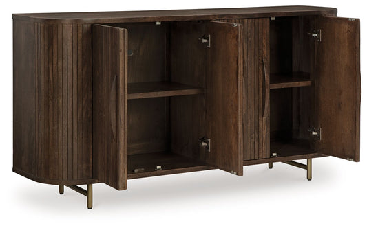 Amickly - Accent Cabinet - Dark Brown by Ashley – view 2