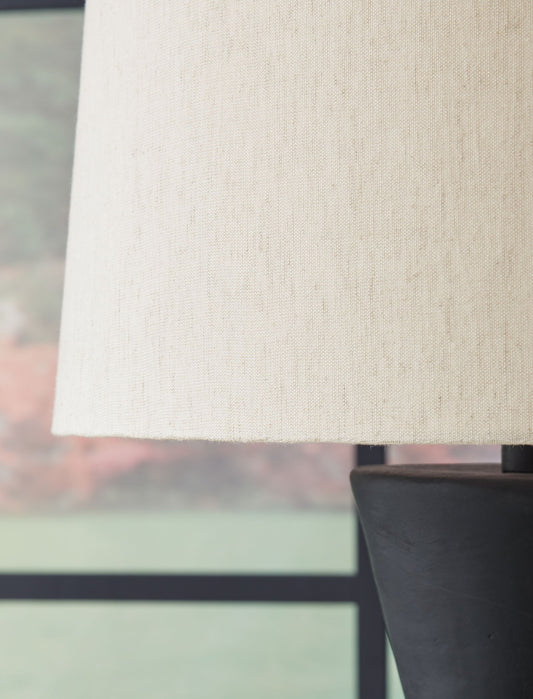 Scarbot - Paper Table Lamp (Set of 2) - Distressed Black by Ashley – view 2