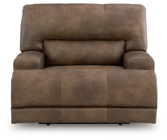 Beckley Place - Power Recliner With Adjustable Headrest - Earth by Ashley – view 2
