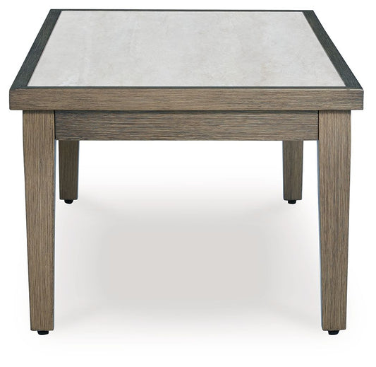 Rainier Ranch - Rectangular Cocktail Table - Brown / Beige by Ashley – view 2