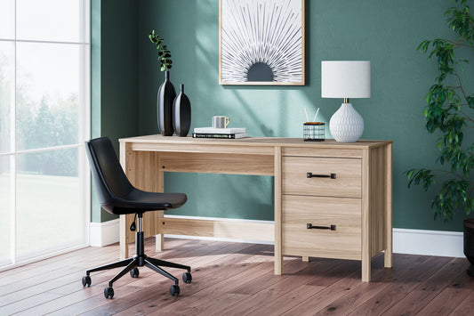 Battelle - Home Office Desk - Tan by Ashley – view 2
