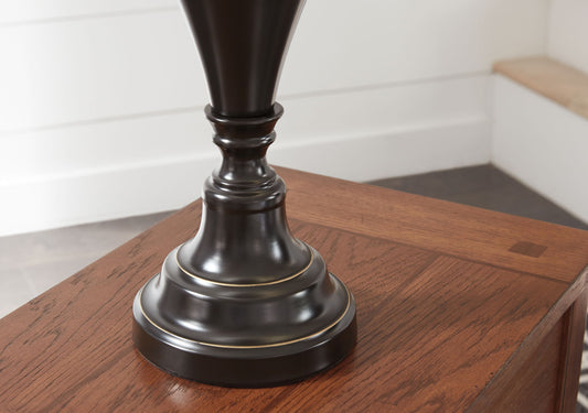 Darlita - Metal Table Lamp (Set of 2) - Bronze Finish by Ashley – view 2