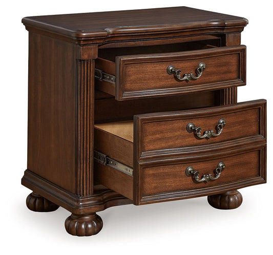 Lavinton - Three Drawer Night Stand - Brown by Ashley – view 2