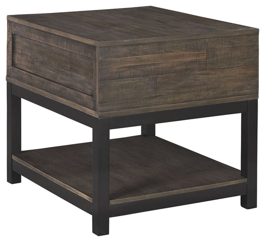 Johurst - Rectangular End Table - Grayish Brown by Ashley – view 2