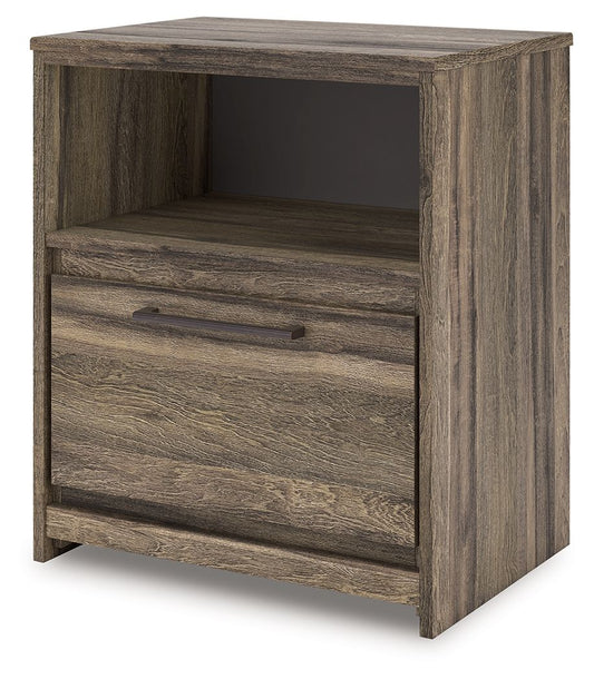 Elbrim - One Drawer Night Stand - Brown by Ashley – view 2