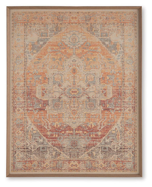 Kerrickson - Wall Art - Red / Orange / Blue by Ashley – view 2