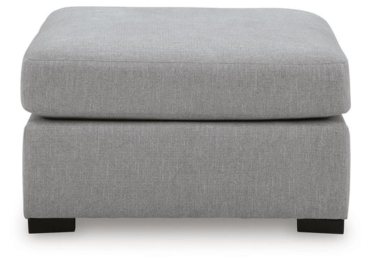 Lakepoint - Oversized Accent Ottoman - Nickel – view 2