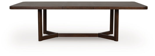 Dilenno - Rectangular Dining Room Extension Table - Dark Brown by Ashley – view 2