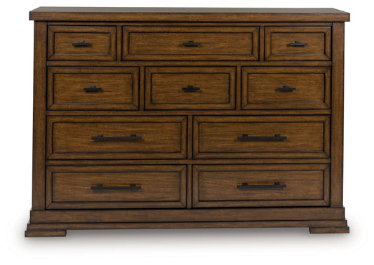 Taffenbrook - Dresser - Medium Brown – view 2