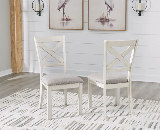 Robbinsdale - Dining Upholstered Side Chair (Set of 2) - Antique White by Ashley – view 2