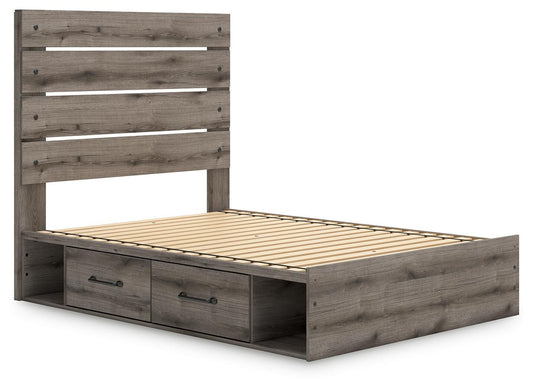 Graystorm - Panel Bed With Storage by Ashley – view 2