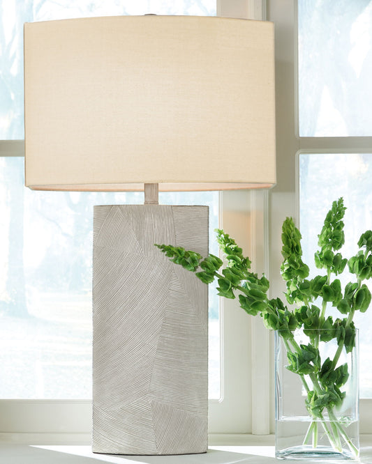 Bradard - Poly Table Lamp - Brown by Ashley – view 2