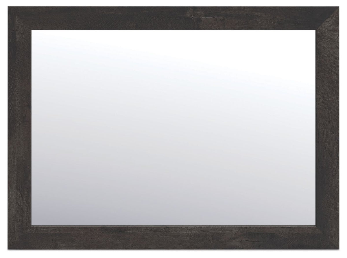 Hollivern - Bedroom Mirror - Dark Gray by Ashley – view 2