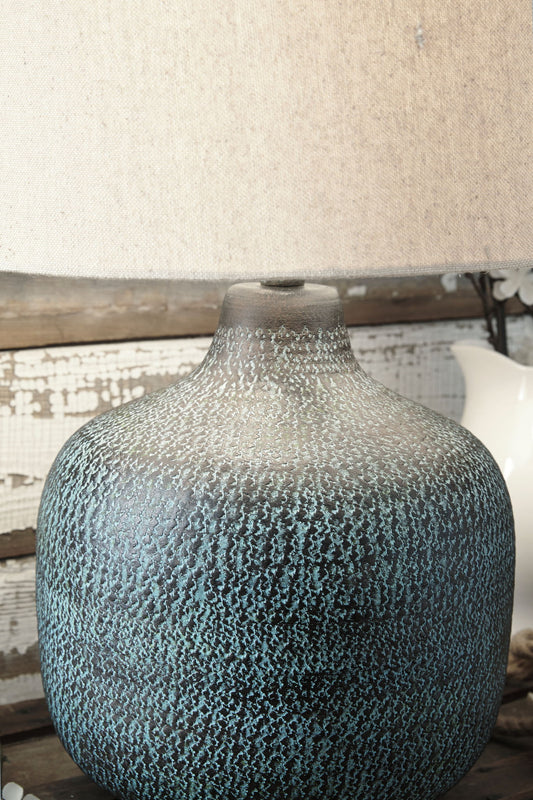 Malthace - Metal Table Lamp - Patina by Ashley – view 2
