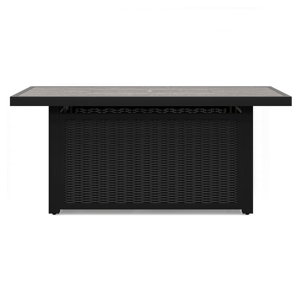 Beachcroft - Rectangular Fire Pit Table - Black / Light Gray by Ashley – view 4