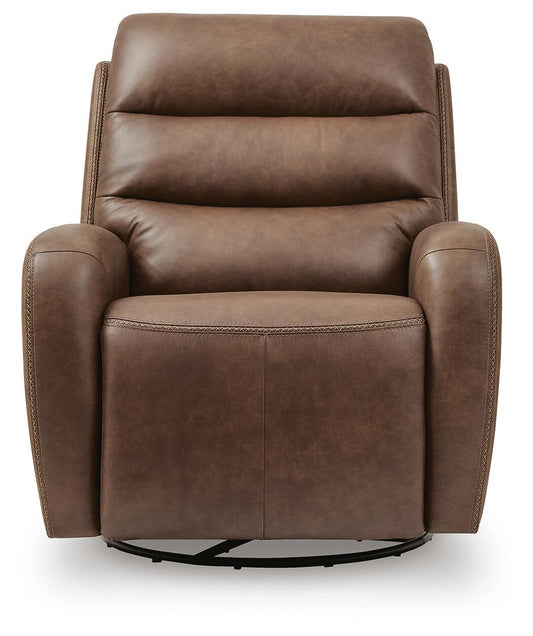 Motion-Max - Swivel Glider Power Recliner - Saddle by Ashley – view 2
