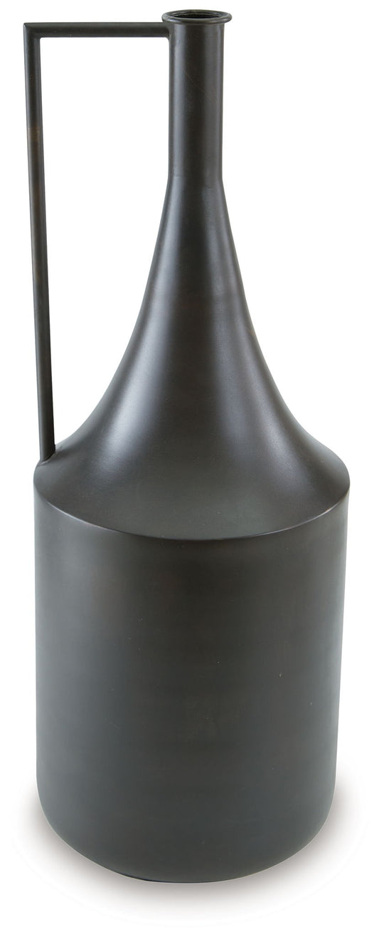 Zainforth - Vase - 20" - Distressed Brown by Ashley – view 2