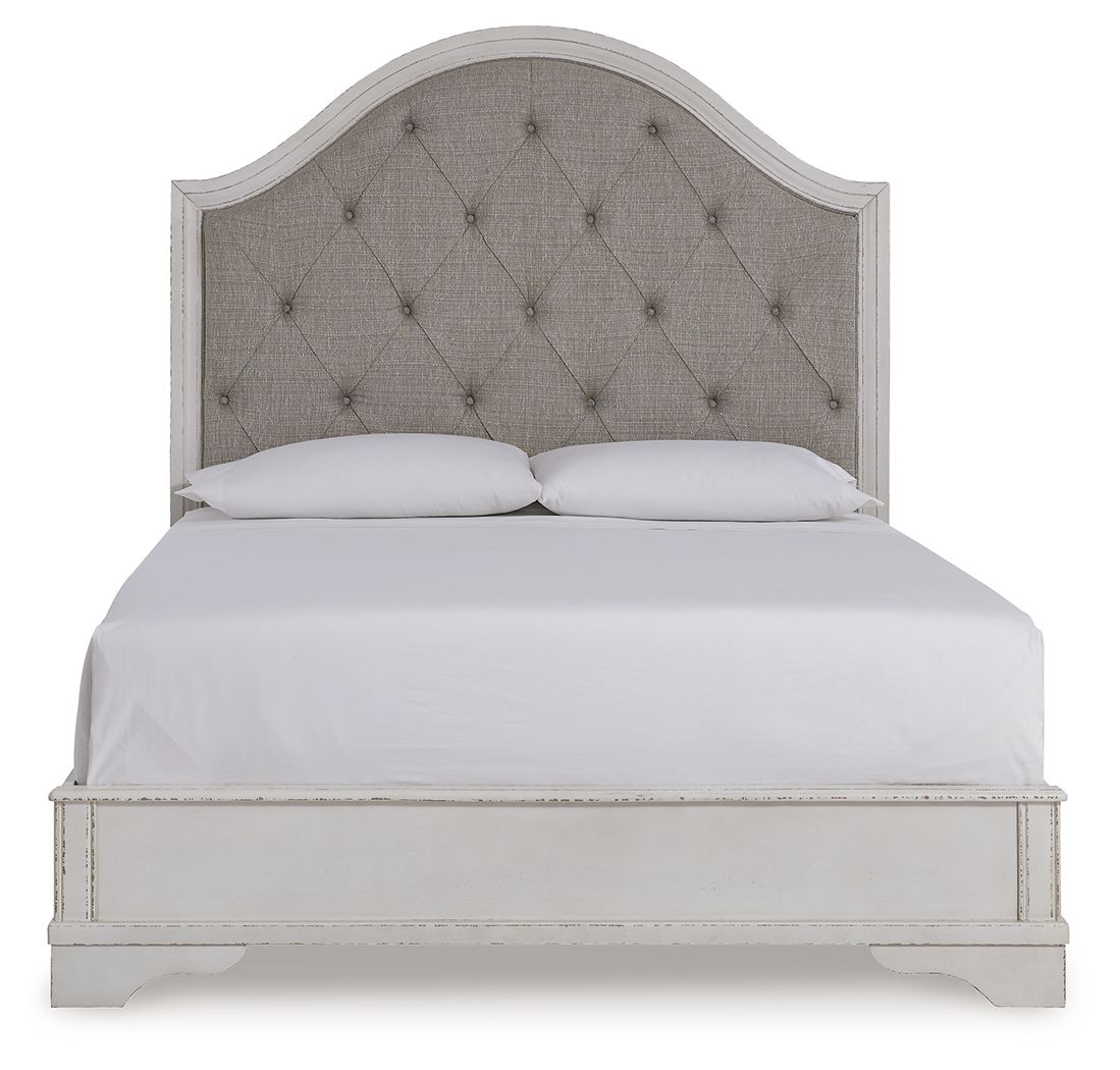 Blendon - Queen Upholstered Panel Bed - Rustic Brown by Ashley – view 4
