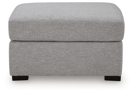 UrbanCrest - Oversized Accent Ottoman - Pewter by Ashley – view 2