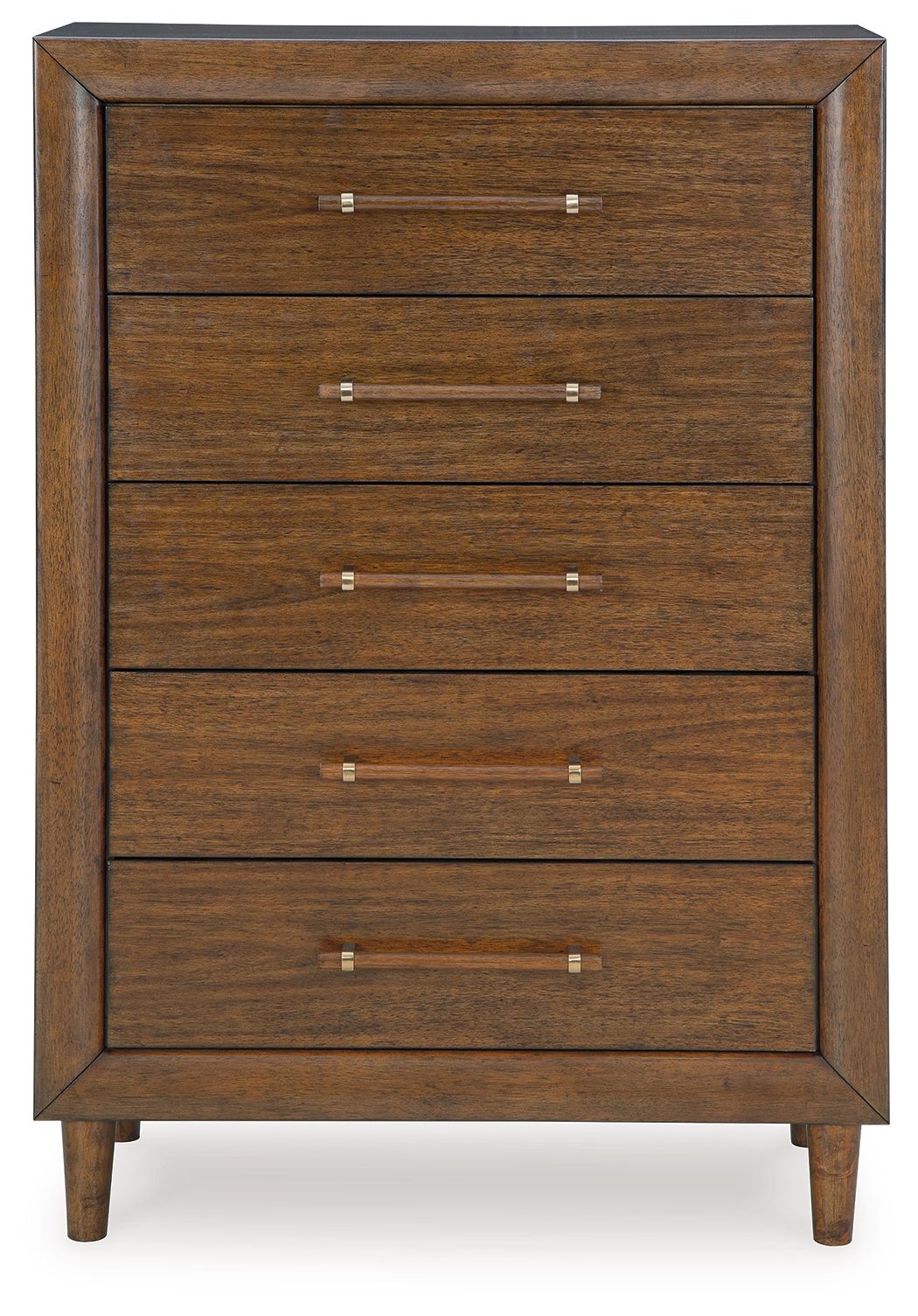 Lyncott - Five Drawer Chest - Brown by Ashley – view 4