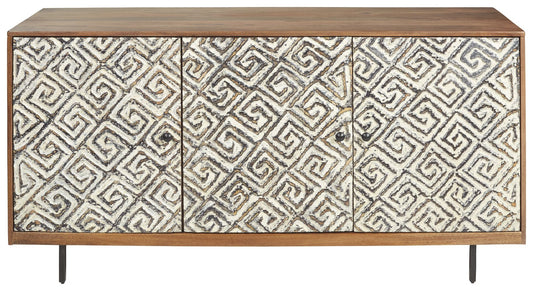 Kerrings - Accent Cabinet - Brown / Black / White by Ashley – view 2