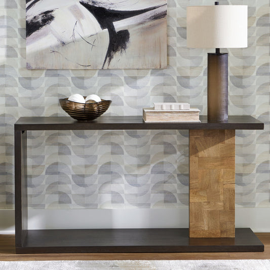 Camlett - Console Sofa Table - Brown by Ashley – view 2