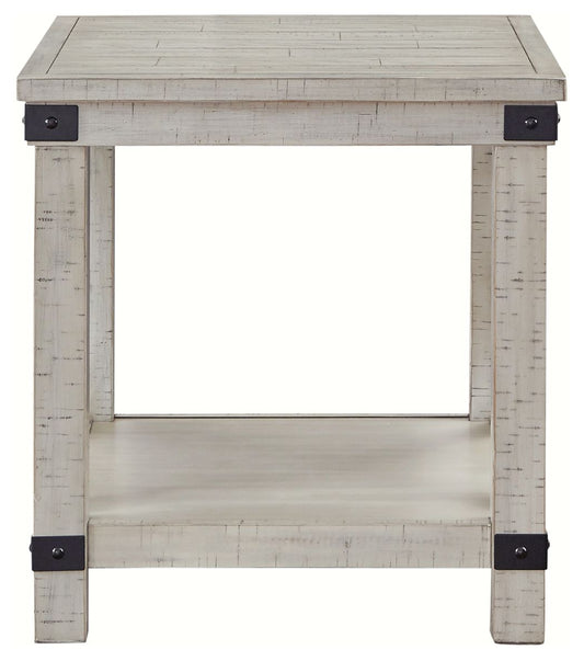 Carynhurst - Rectangular End Table - Whitewash by Ashley – view 2