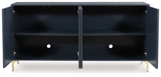 Loirwick - Accent Cabinet - Dark Blue by Ashley – view 2