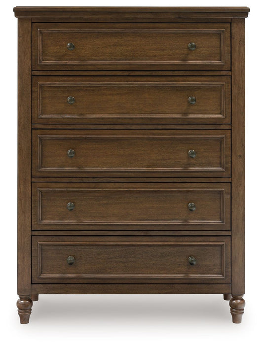 Sturlayne - Five Drawer Chest - Brown – view 2