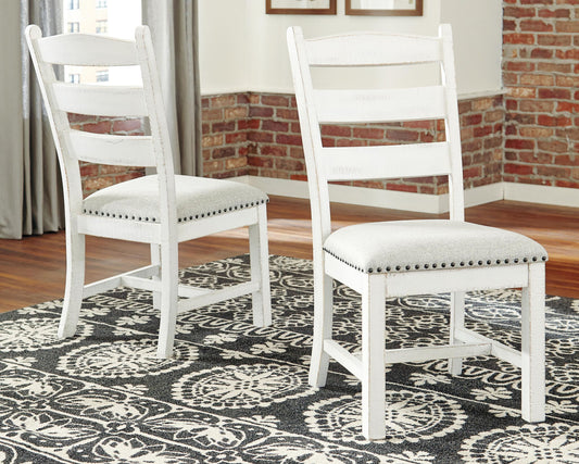 Valebeck - Dining UPH Side Chair (Set of 2) - Beige / White by Ashley – view 2