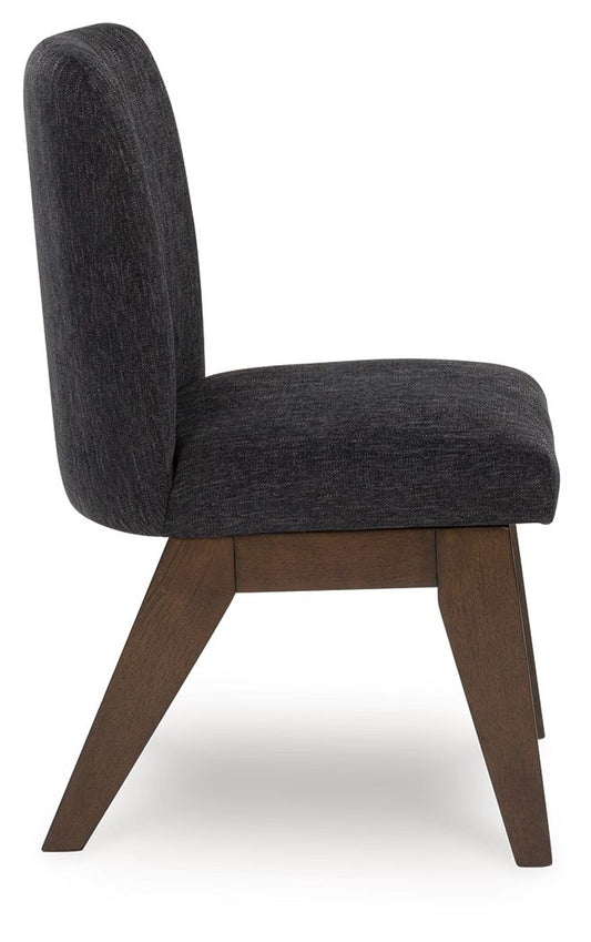 Dilenno - Dining Upholstered Side Chair (Set of 2) - Dark Brown by Ashley – view 2